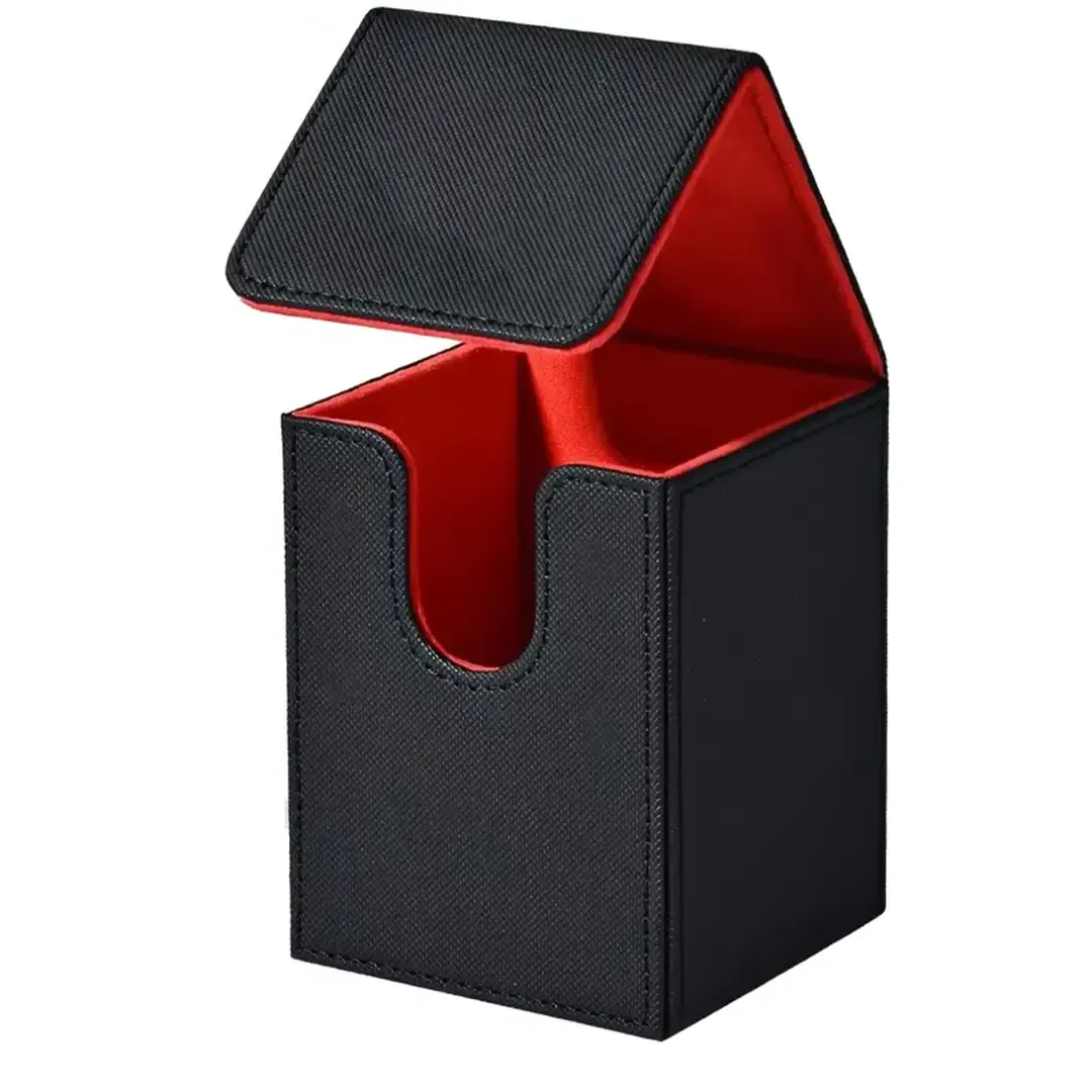 Deck Box Porta Carte - Nero Rosso