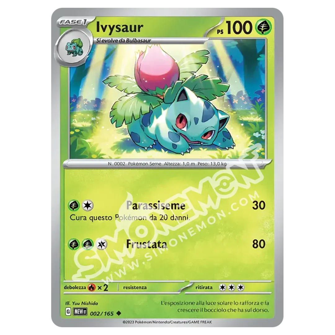 Ivysaur 002/165 151 (IT)