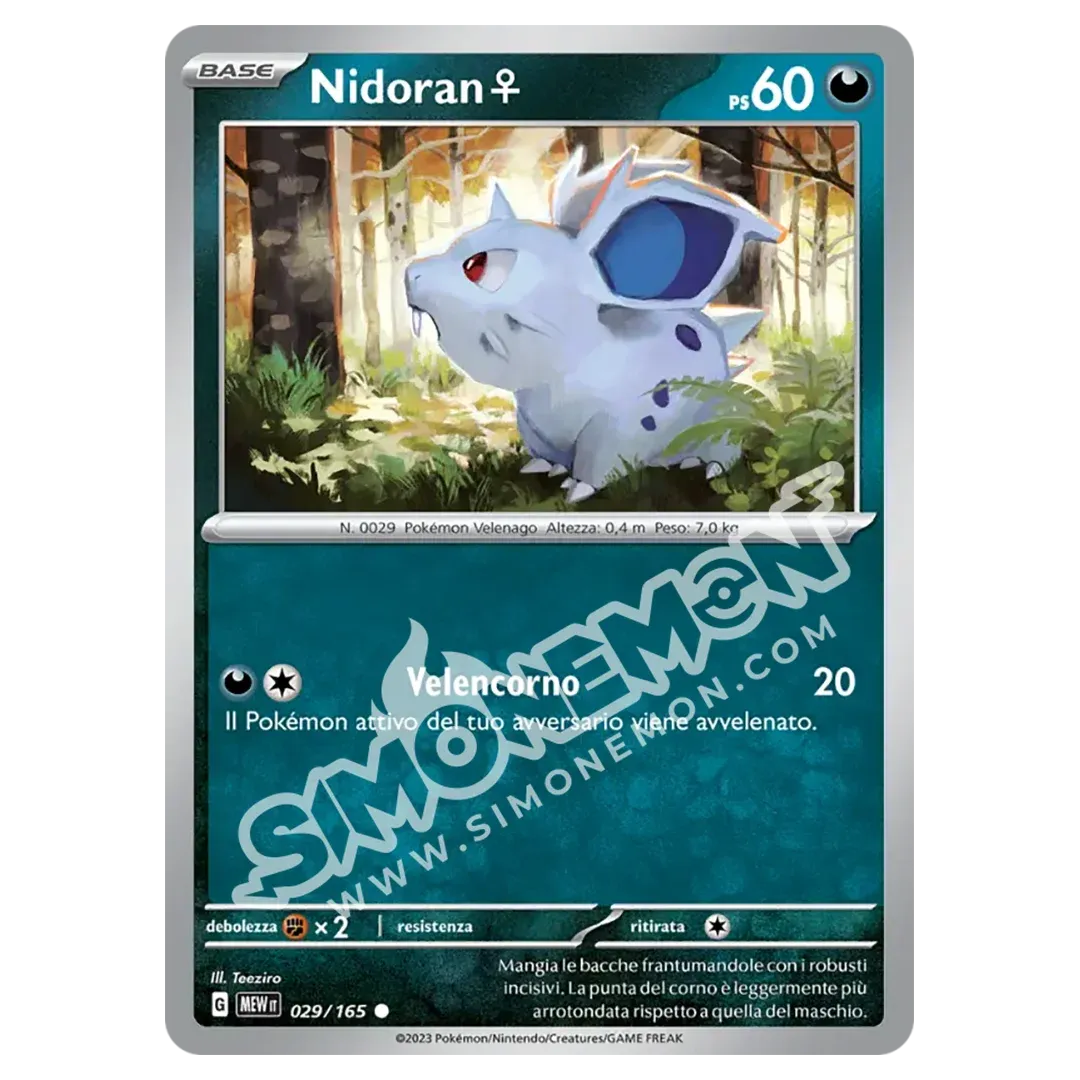 Nidoran♀ 029/165 151 (IT)