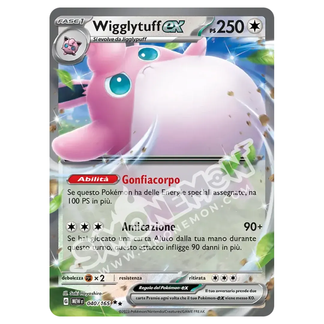 Wigglytuff-ex 040/165 151 (IT)