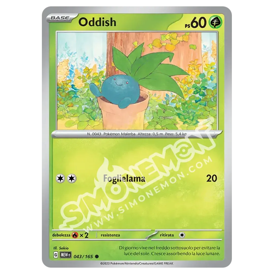 Oddish 043/165 151 (IT)