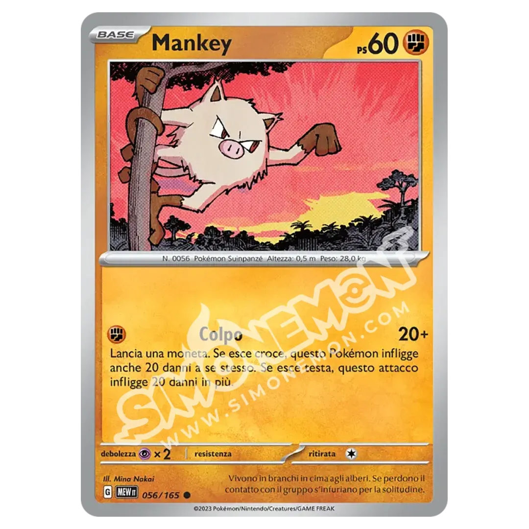 Mankey 056/165 151  (IT)