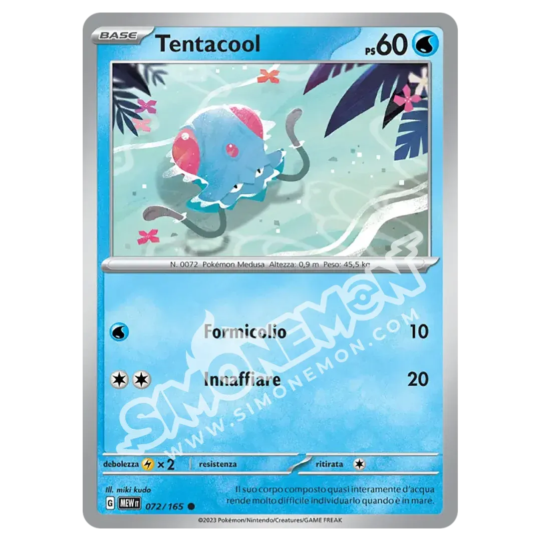 Tentacool 072/165 151 (IT)