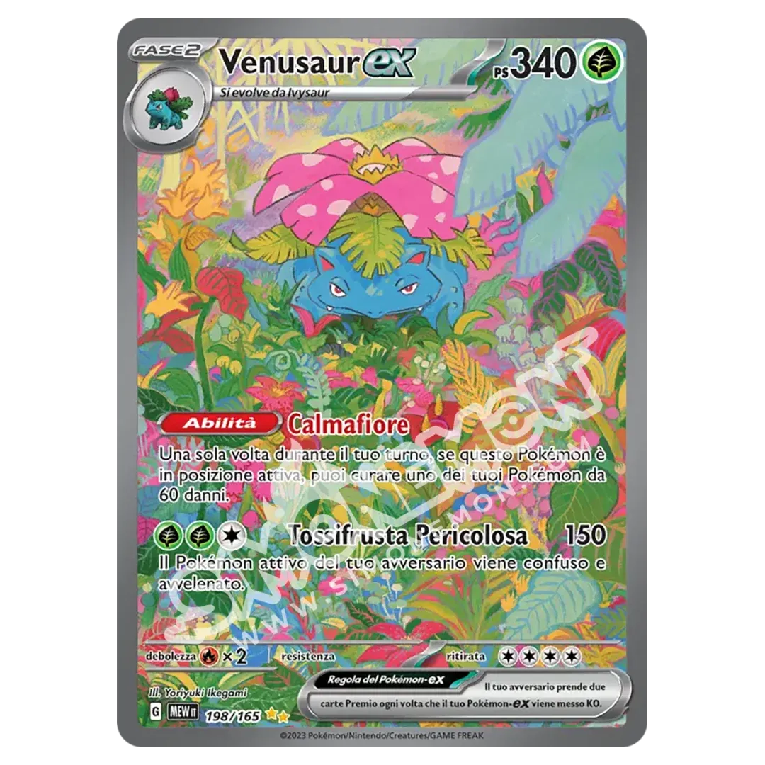 Venusaur-ex 198/165 151 (IT)