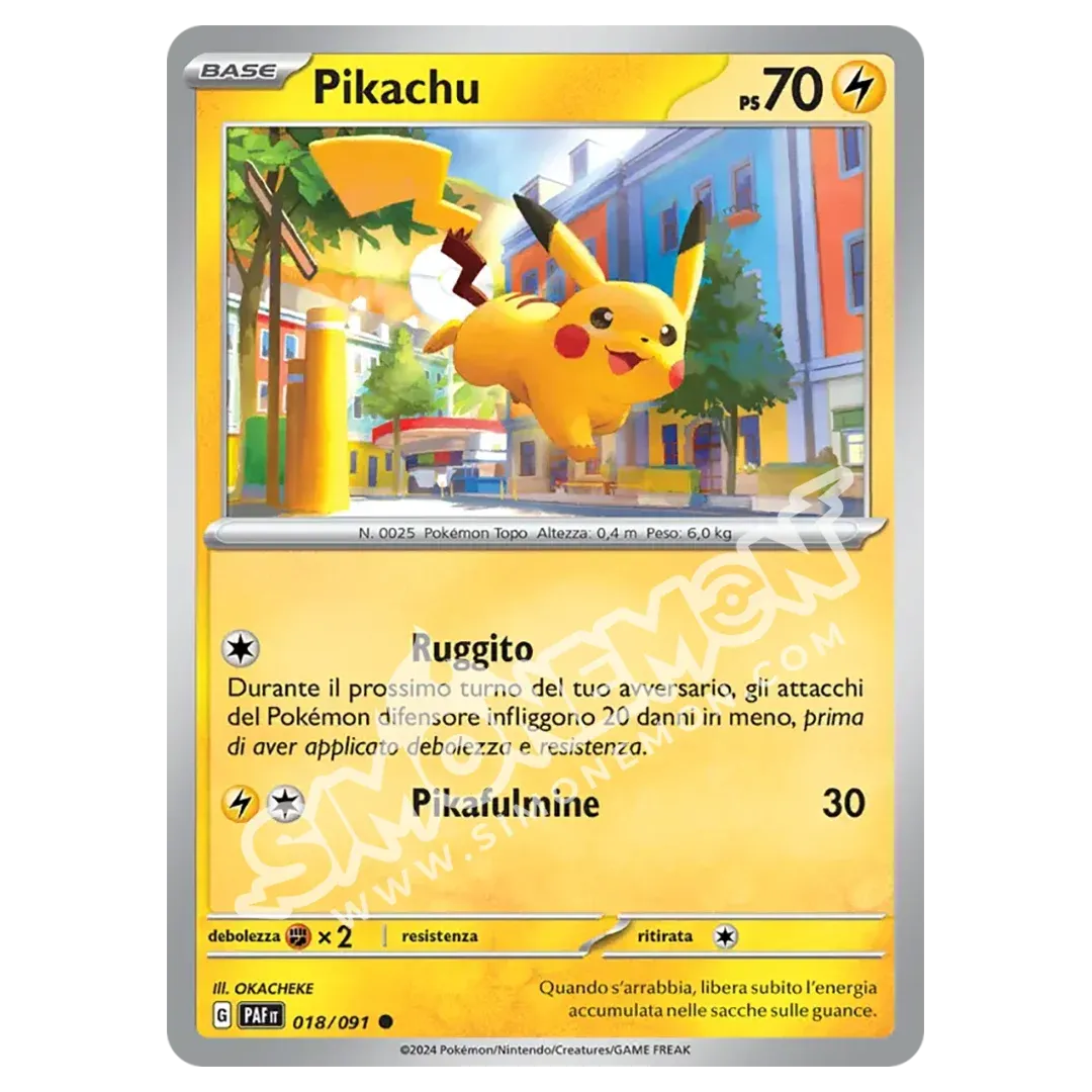 Pikachu 018/91 Destino di Paldea Reverse (IT)