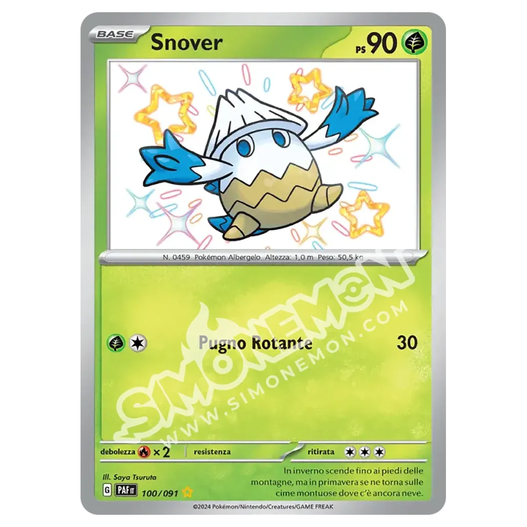 Snover 100/91 Destino di Paldea (IT)