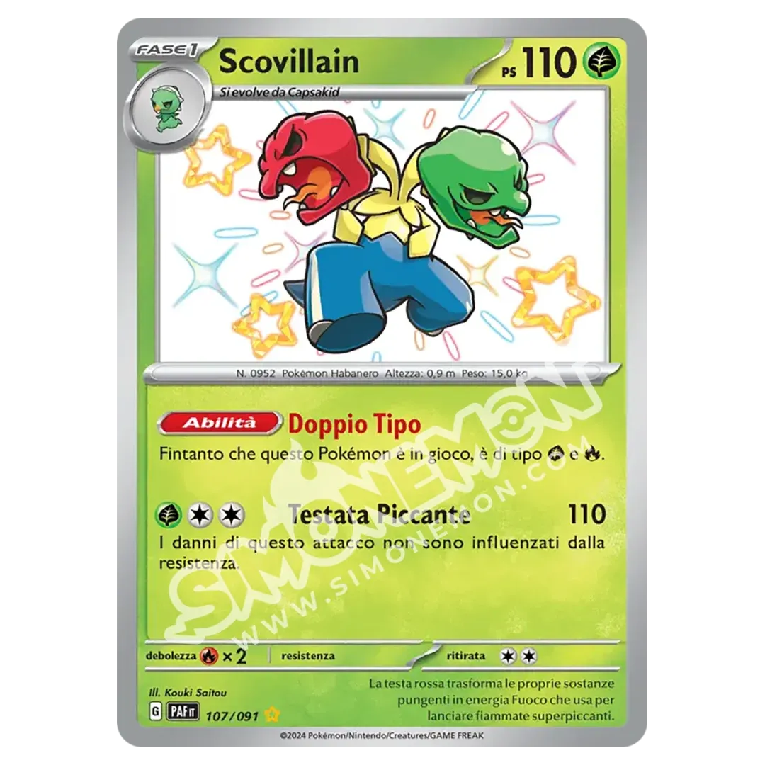Scovillain 107/91 Destino di Paldea (IT)