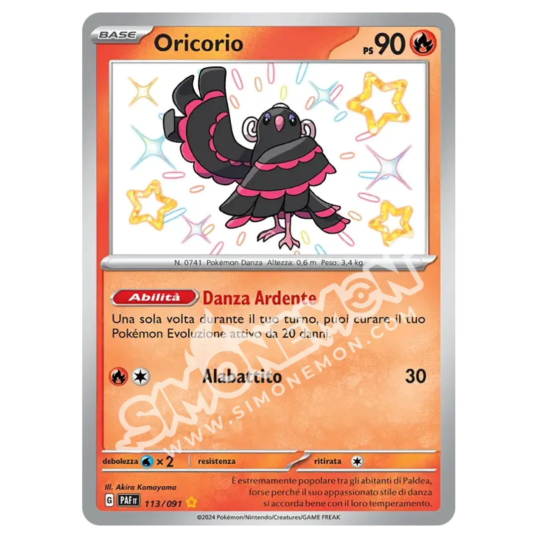 Oricorio 113/91 Destino di Paldea (IT)