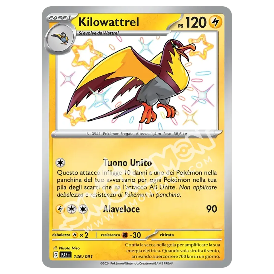 Kilowattrel 146/91 Destino di Paldea (IT)