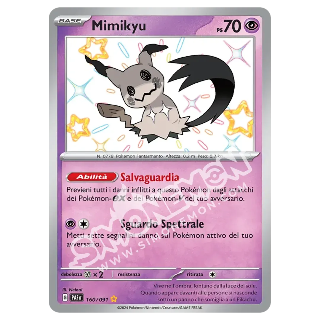 Mimikyu 160/91 Destino di Paldea (IT)
