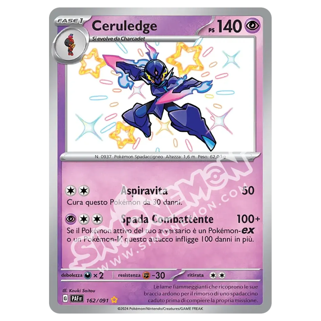 Ceruledge 162/91 Destino di Paldea (IT)