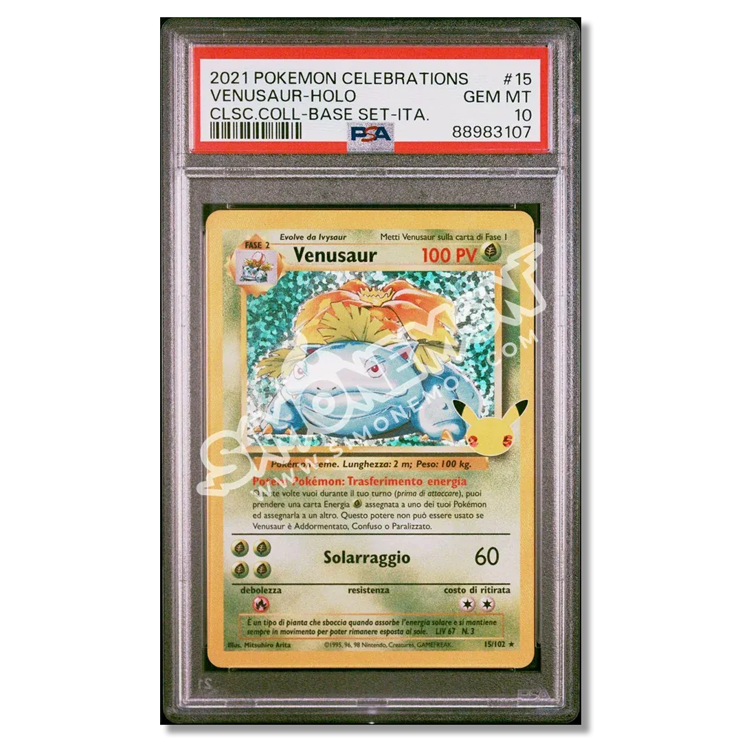 Venusaur Holo 15/102 Gran Festa PSA 10 (IT)