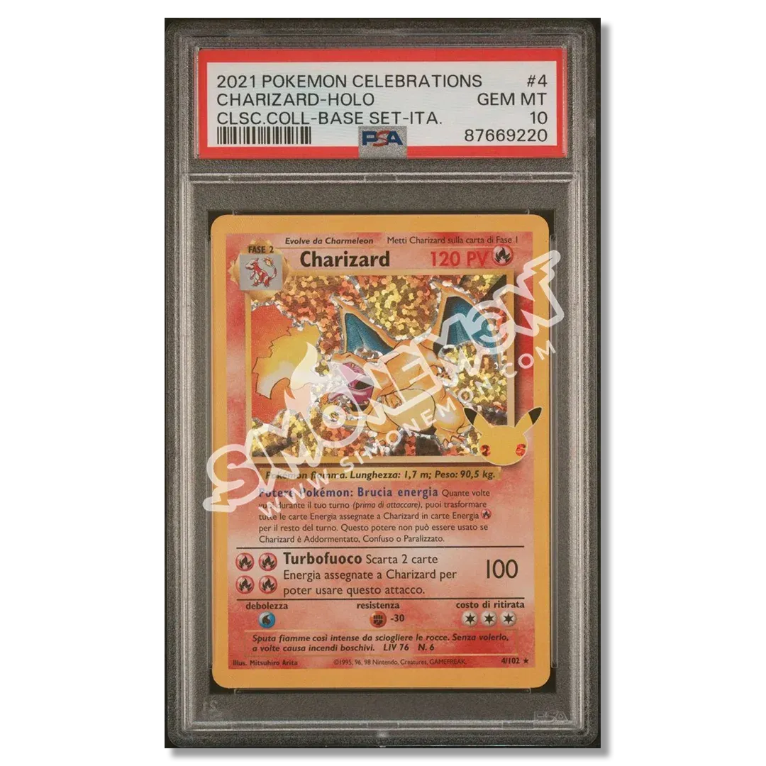 Charizard Holo 4/102 Gran Festa PSA 10 (IT)