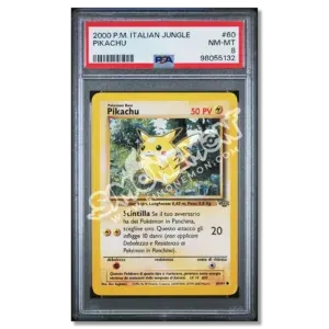 Pikachu 60/64 Jungle PSA 8 (IT)