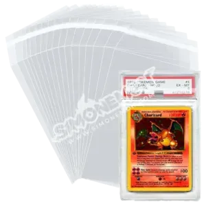 100x Bustine Protettive Richiudibili per Carte Gradate