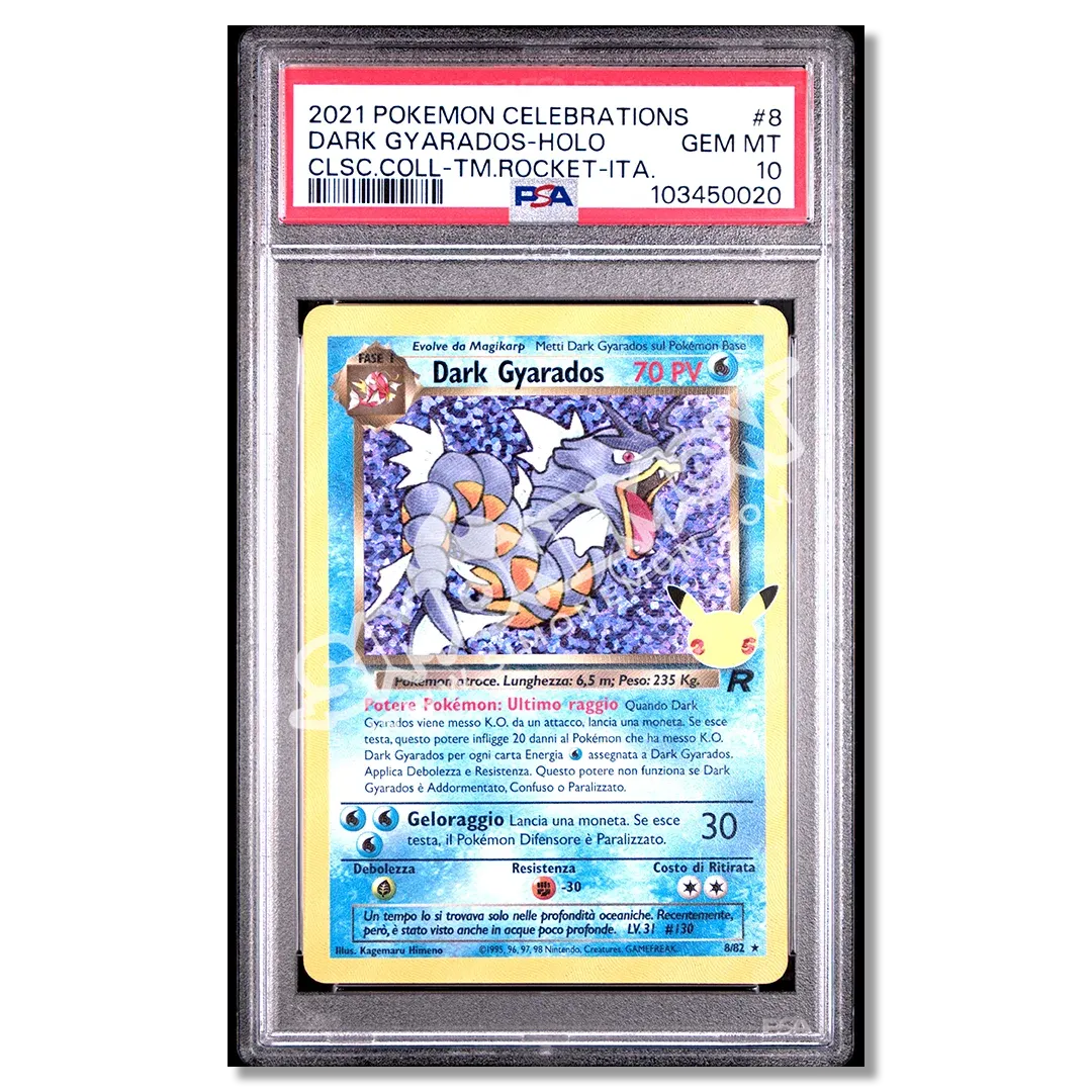 Dark Gyarados 8 Gran Festa PSA 10 (IT)