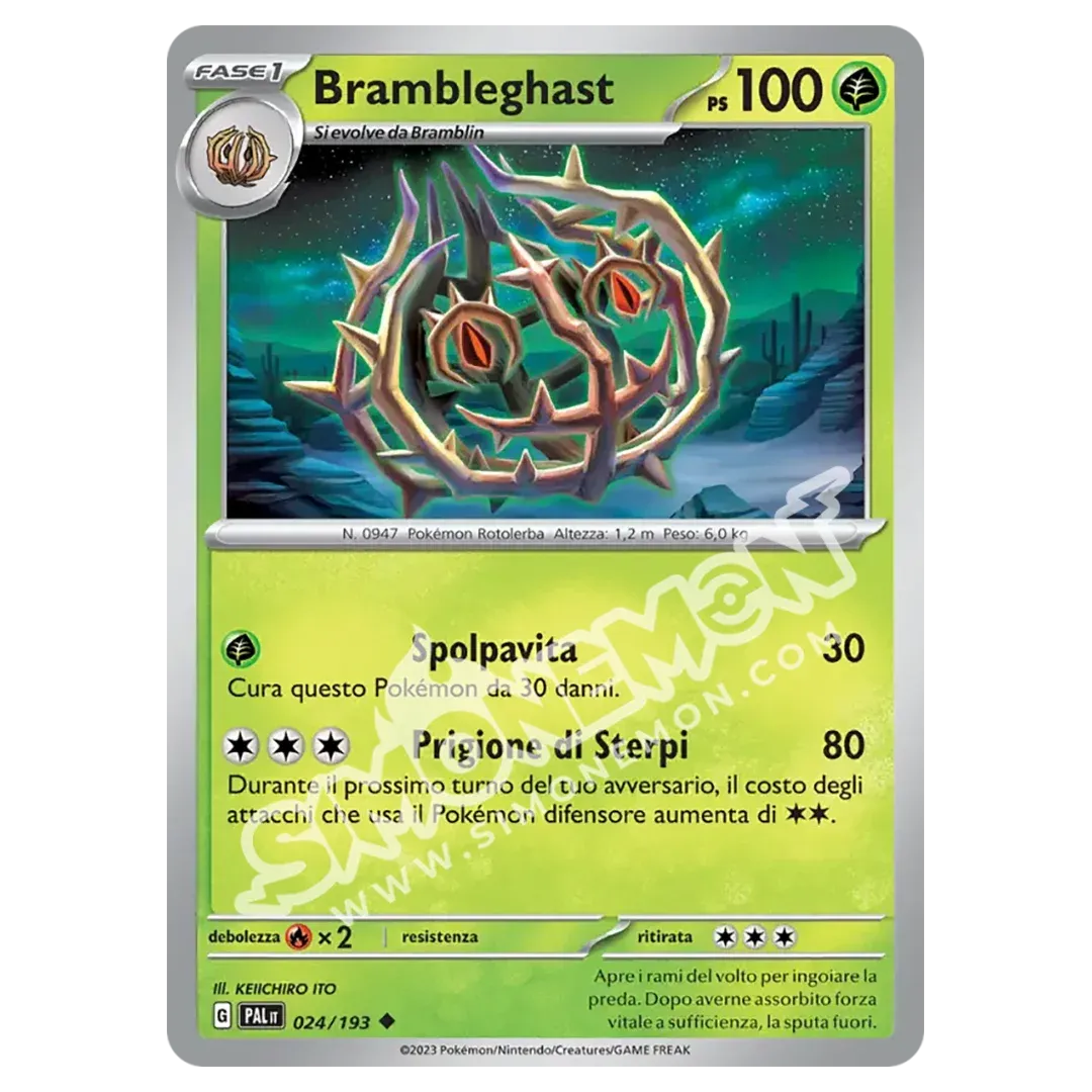 Brambleghast 024/193 Evoluzioni a Paldea Reverse (IT)