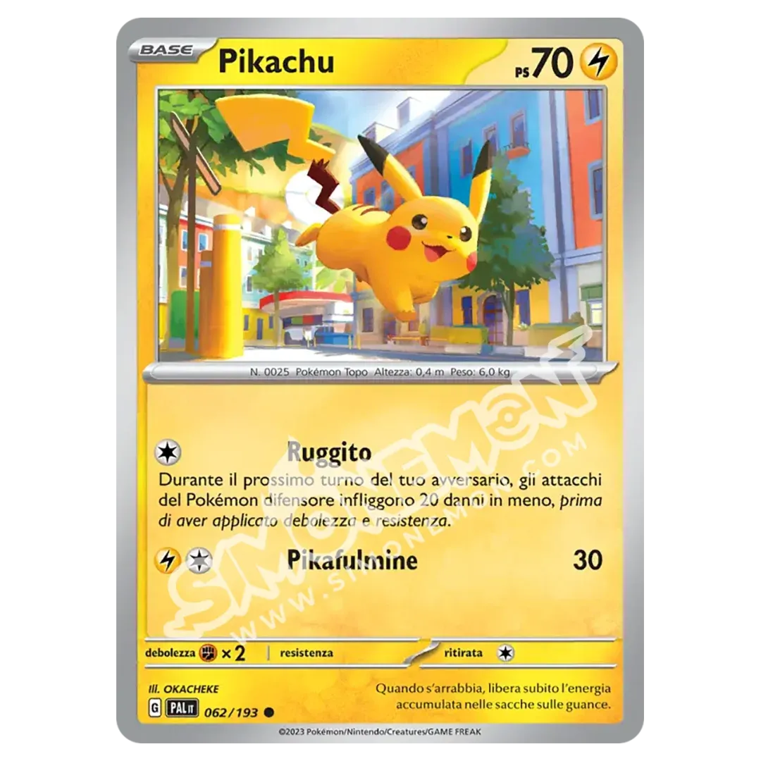 Pikachu 062/193 Evoluzioni a Paldea Reverse (IT)
