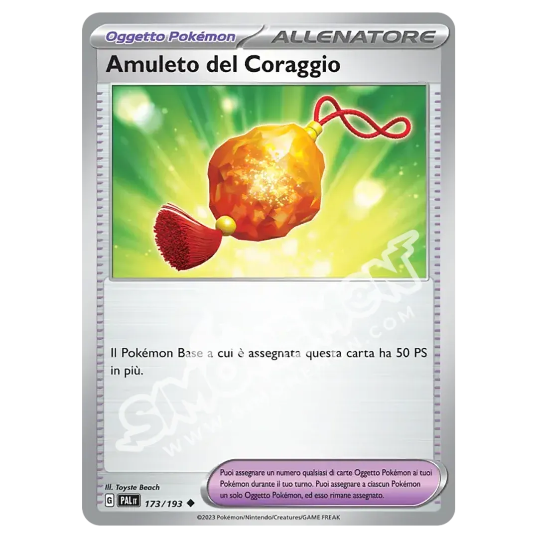 Amuleto del Coraggio 173/193 Evoluzioni a Paldea Reverse (IT)