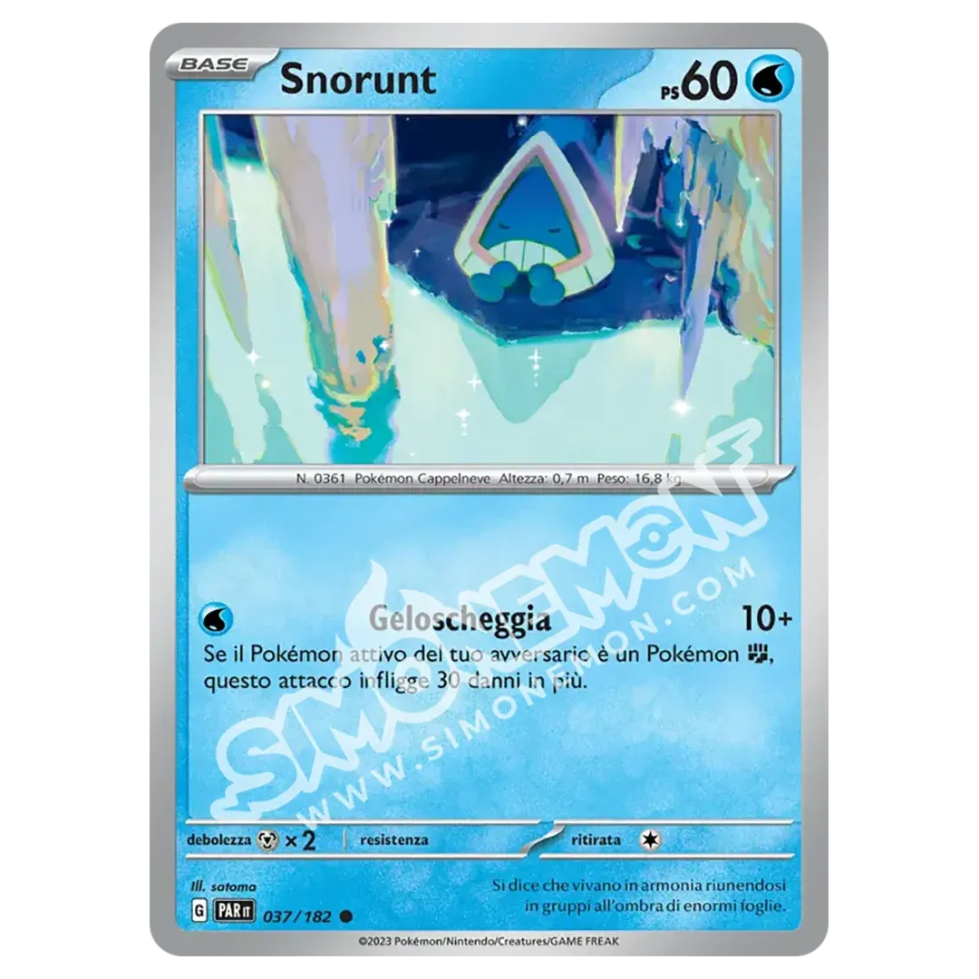 Snorunt 037/182 Paradosso Temporale (IT)